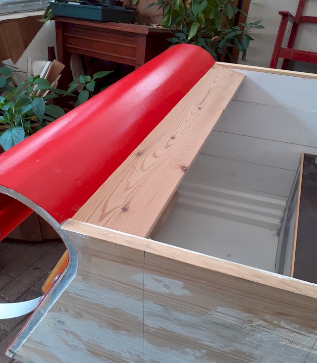 Maken van het dashboard op Santas nieuwe slee