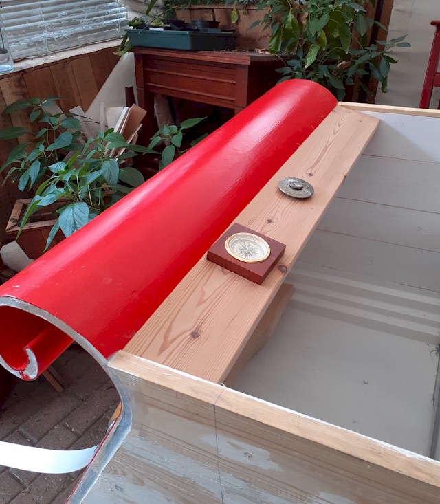 Maken van het dashboard op Santas nieuwe slee
