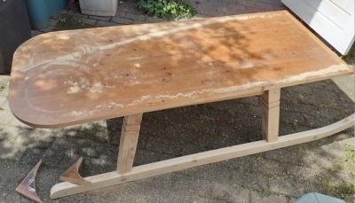 onderstel slee, de bodem